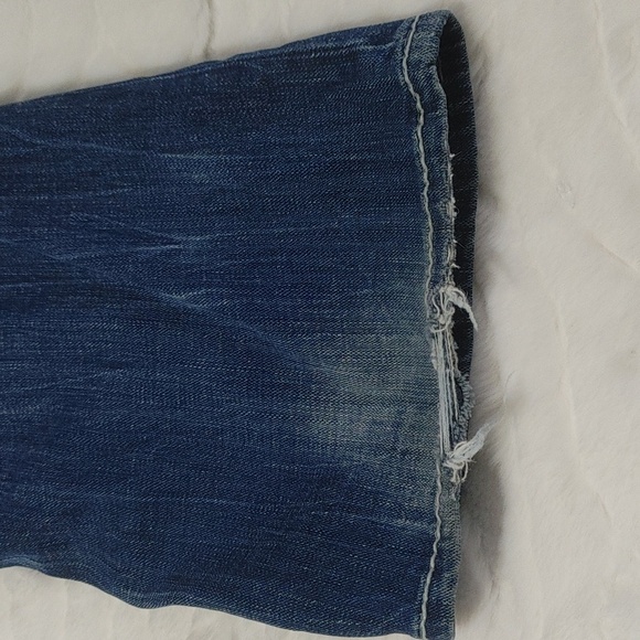 Big Star Maddie Boot Deep Stretchy Blue Jeans Bootcut Sz 34 (?) - Picture 8 of 11